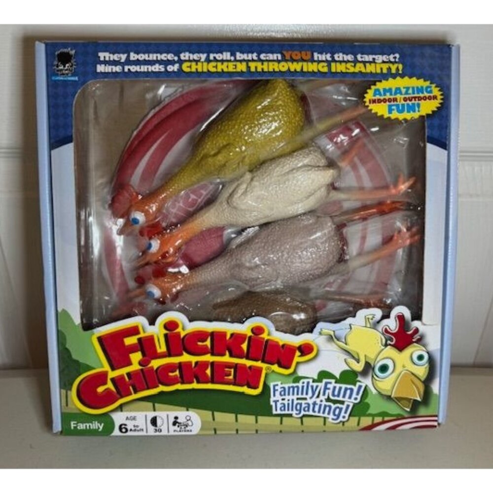 NEW IN BOX Flickin' Chicken game